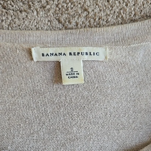Banana Republic Beige Cardigan - 100% Cotton - Picture 2 of 6